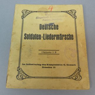 Deutsche Soldaten-Liedermärsche (Clarinette I B)