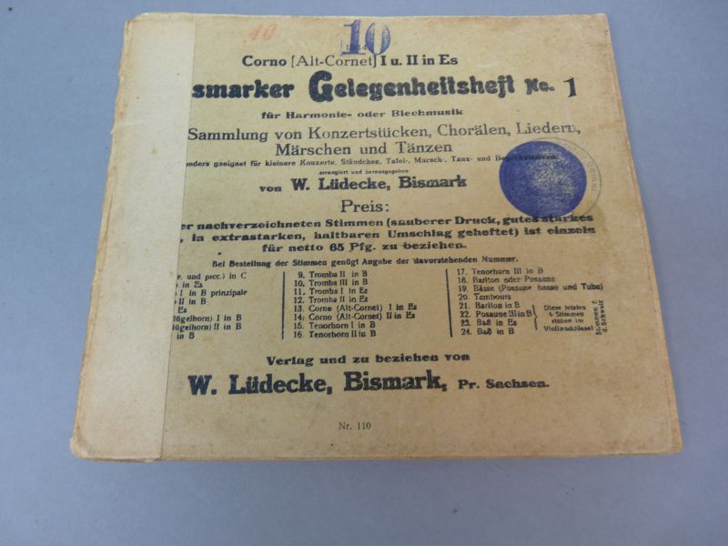 Historisch Luftwaffe muziekboek