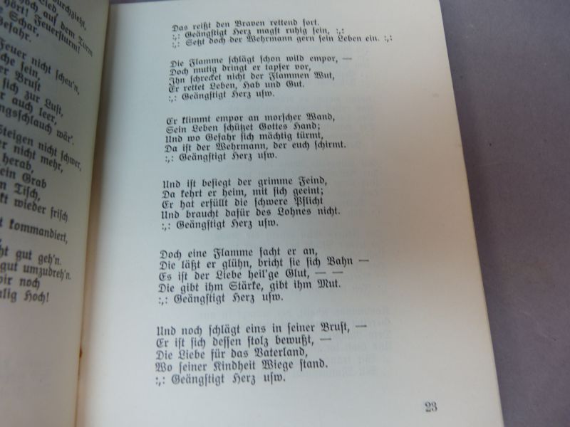 WW2 Duits Feuerwehr-Liederbuch - Afbeelding 4