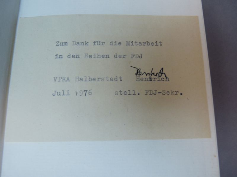 DDR Boek uitgegeven door Erich Honecker - Afbeelding 2