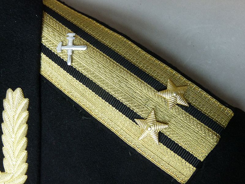 Sovjet Marine officiersjas Kapitein 2e rang Technische dienst - Afbeelding 5