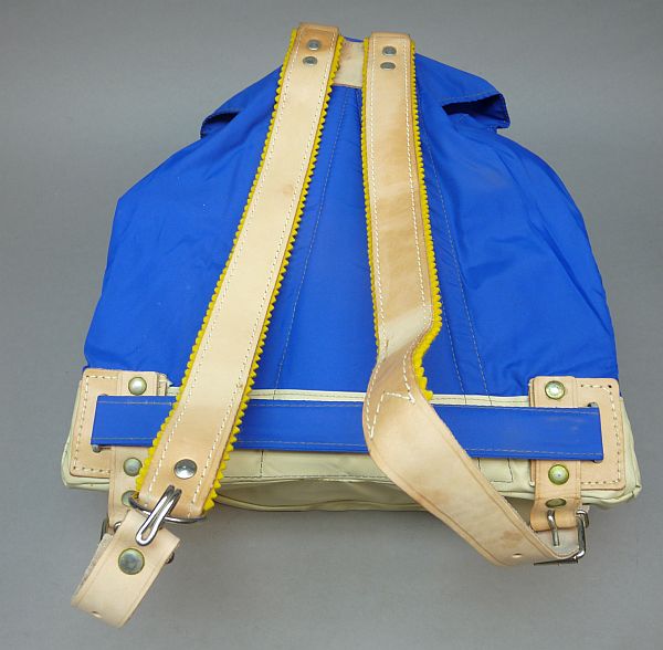 Vintage Tsjechoslowaakse blauwe rugtas - Afbeelding 4