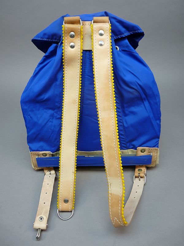 Vintage Tsjechoslowaakse blauwe rugtas - Afbeelding 5