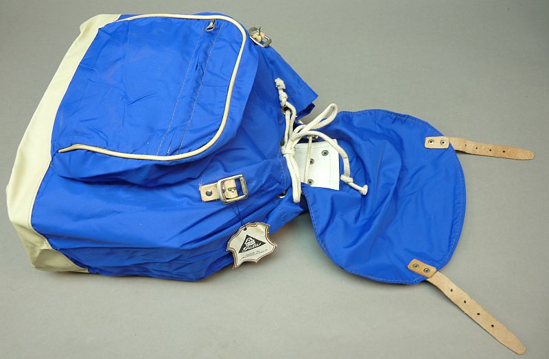 Vintage Tsjechoslowaakse blauwe rugtas - Afbeelding 6