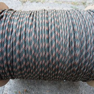 Paracord 750 Type 4 Woodland Camo – per meter