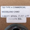 Paracord 750 Type 4 Woodland Camo – per meter - Afbeelding 3