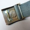 DDR/NVA stoffen koppelriem met gesp & haak – zeldzame uitvoering - Afbeelding 2