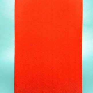 Originele DDR sieraden display, rood zacht bekleed – 21,5 × 35 cm
