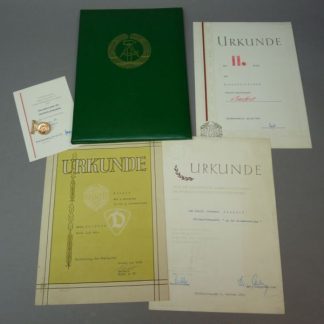DDR oorkonden en sportonderscheiding