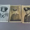 WW2 Drie originele Duitse militaire portretfoto’s