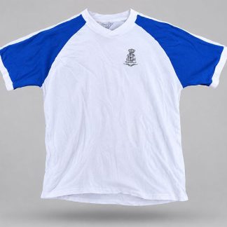KL Sportshirt korte mouw – wit/blauw