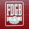 Originele DDR FDGB documentenmap – rode map - Afbeelding 2