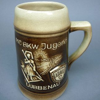 DDR bierkruik – MC BKW Jugend Lübbenau