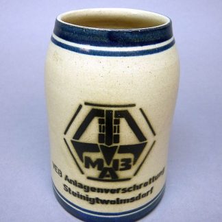 DDR bierkruik – VEB Anlagenverschrottung Steinitzwalmsdorf