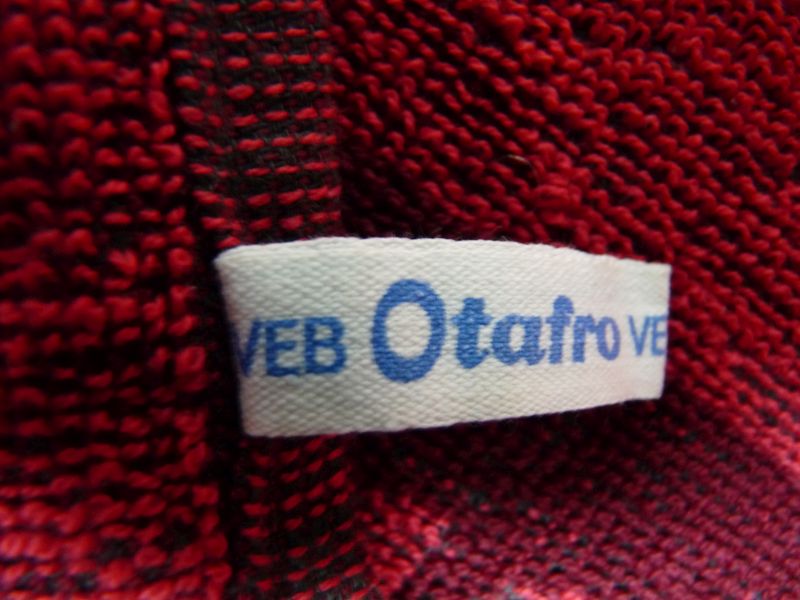 Vintage DDR handdoek – 20 Jahre BZ Motor VEB Motorenwerke - Afbeelding 2