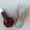 Vintage DDR bakelieten bandenspanningsmeter – met etui - Afbeelding 2