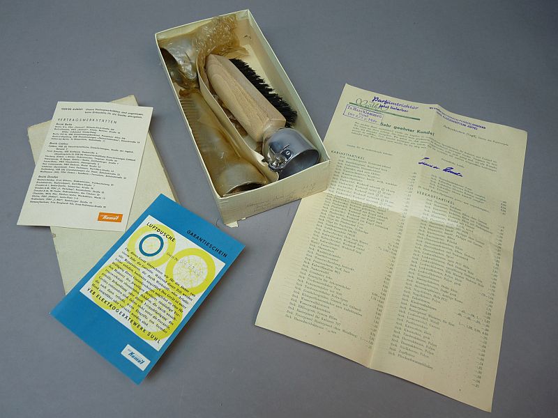 Zeer zeldzame vroege DDR Luftdusche opzetstukken