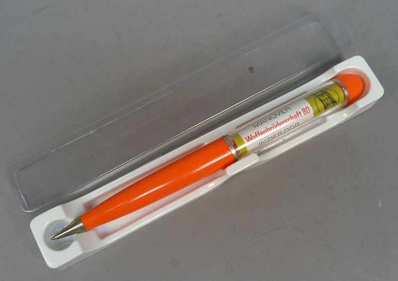 DDR pen als Ehrengeschenk Manöver Waffenbrüderschaft
