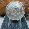DDR Kampfgruppen medaille V.E.B Leuna-Werke 1953-1978 - Afbeelding 2