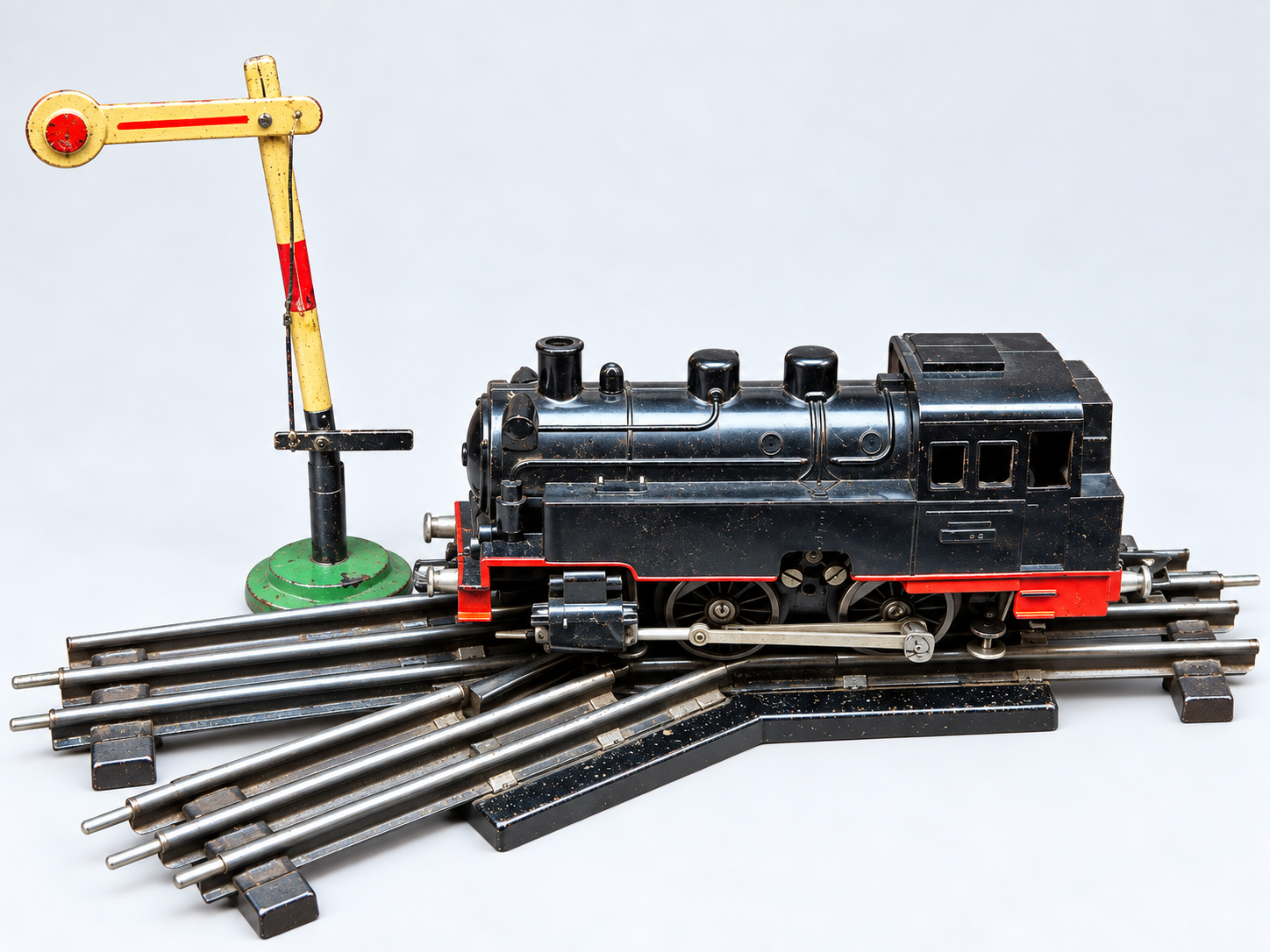 ZEUKE Vintage DDR Modeltreinset Locomotief, Wagons & Rails - Afbeelding 5