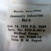 US WWII Medical Corps Operating Gown – 1943 - Afbeelding 3