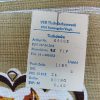 Vintage DDR tafelkleed 80x80 cm – Blauwe bloemen – NOS 1983 - Afbeelding 3