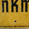 Vintage DDR Naturdenkmal bord met uil – VEB Spremberg - Afbeelding 2
