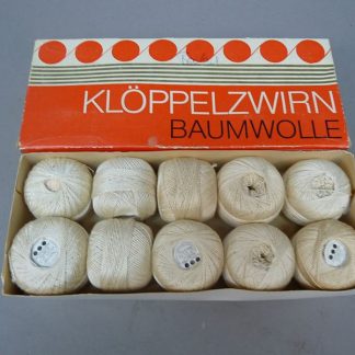 Vintage DDR Klöppelzwirn Baumwolle