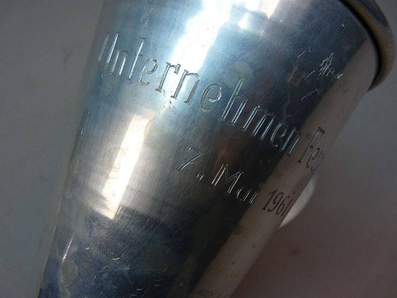 DDR Aluminium Erebeker met Deksel - Afbeelding 2