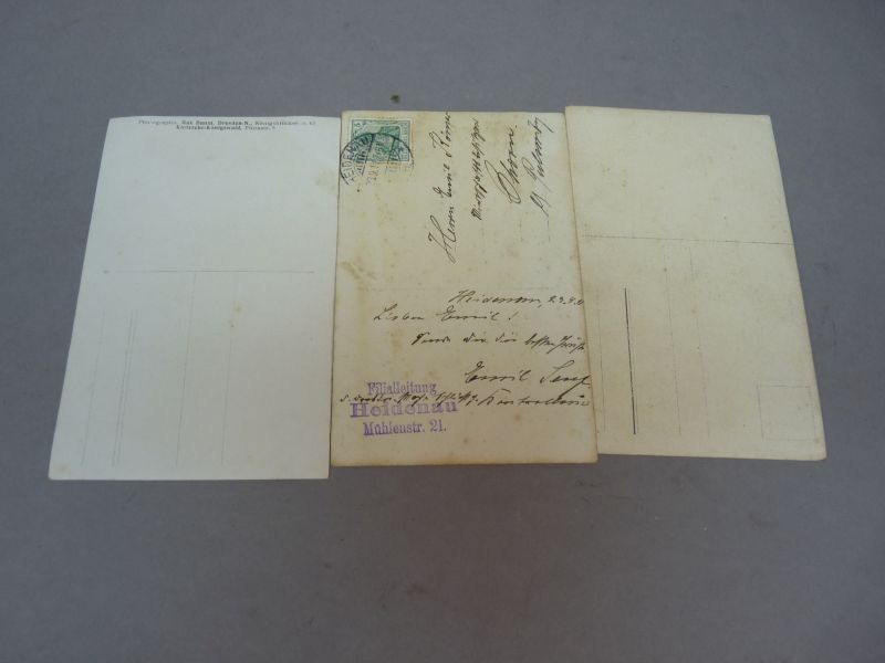 3 originele militaire fotokaarten uit de Eerste Wereldoorlog - Afbeelding 2