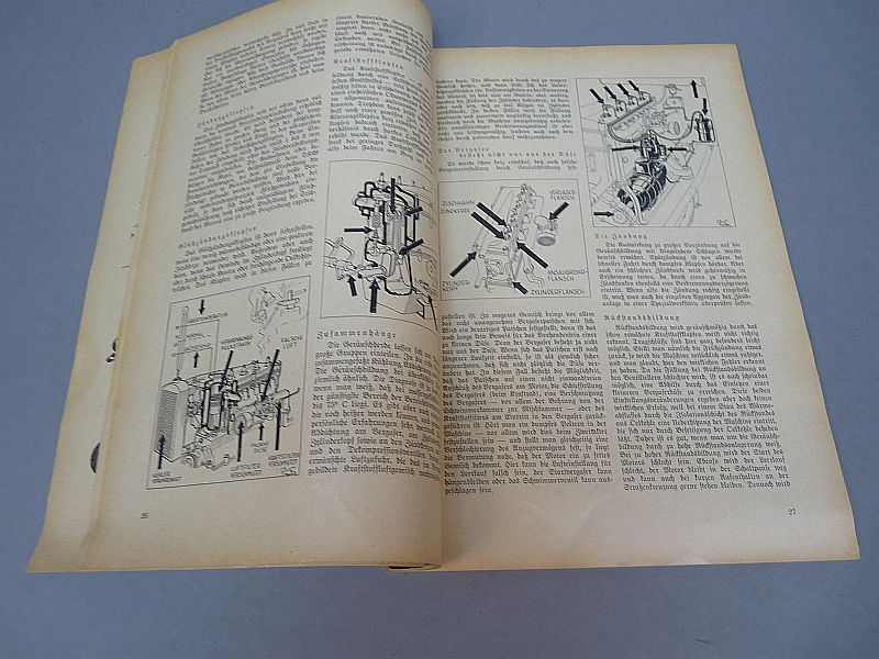 Origineel Duits tijdschrift – Deutsche Kraftfahrt - Afbeelding 2