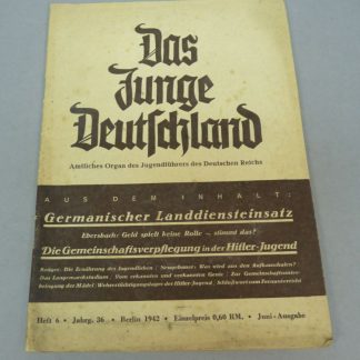 Das Junge Deutschland – Heft 6 Jahrgang 36 – Juni 1942