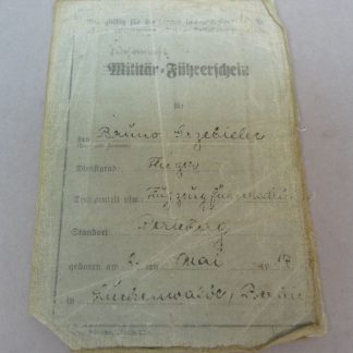 Originele Duitse Fallschirmjäger Militär-Führerschein