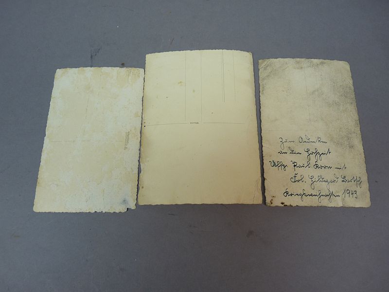 3 Wehrmacht-portretfoto’s uit de Tweede Wereldoorlog - Afbeelding 2
