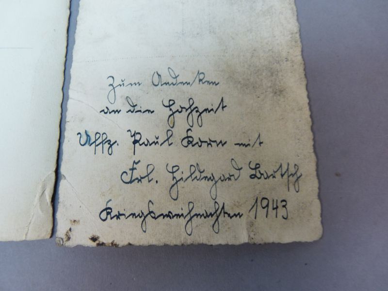 3 Wehrmacht-portretfoto’s uit de Tweede Wereldoorlog - Afbeelding 3