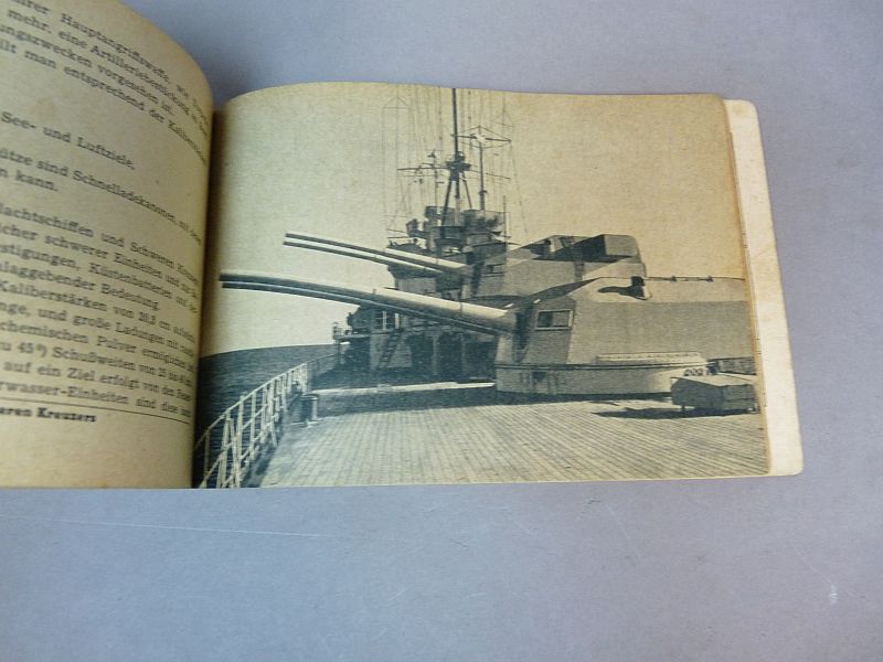 WW2 boekje Unsere Kriegsschiffe und ihre Waffen - Afbeelding 3