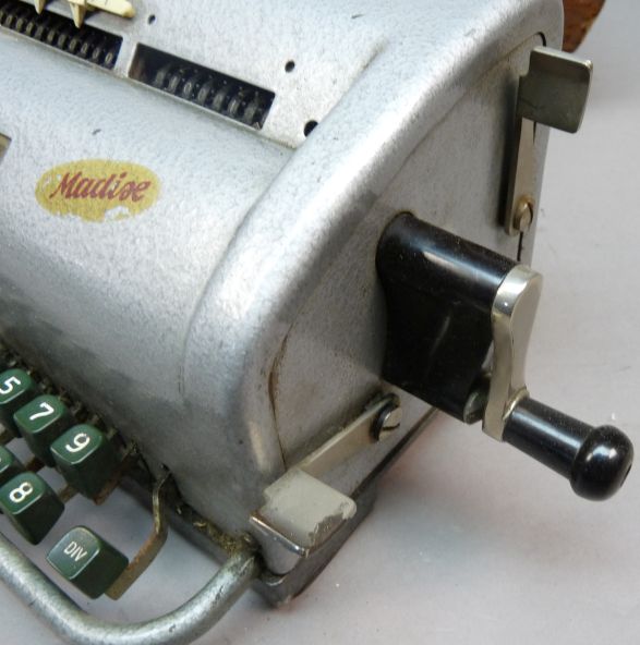 Vintage MADIX mechanische rekenmachine DDR Oost Duitsland - Afbeelding 5