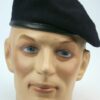 Franse donkerblauwe baret, gebruikt