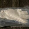 Zwart rubberen NBC handschoenen / CBRN handschoenen met binnen handschoenen - Afbeelding 2
