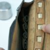 Zwart leren tas voor sein patronen en seinpistool - Afbeelding 4
