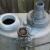 Aluminium 5 liter waterkan, Italiaans, Duits WO II gebruikt - Afbeelding 4