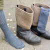 Grijze NVA sokken ,,stiefelsocken,,