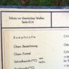Kartonnen instructie plaat uit 1959 ,,Augenreizende Kampfstoffe,, - Afbeelding 2
