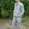 ACU digitale camouflage jas en broek