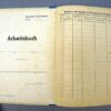 DDR NVA arbeidsbuch voor het afgeven en vernietigen van materiaal