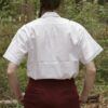 Witte dames blouse, korte mouw, nieuw - Afbeelding 3