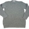 Vintage grijze wollen trui, jaren 50, Duits WOII model