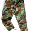 Amerikaanse woodland camouflage BDU broek, ribstof