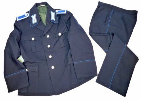 DDR uniform transportpolizei, jas en broek