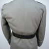 DDR / NVA jasje, oud wollen model met leren koppel, ,,Schutzenschnur,, en medaille - Afbeelding 8